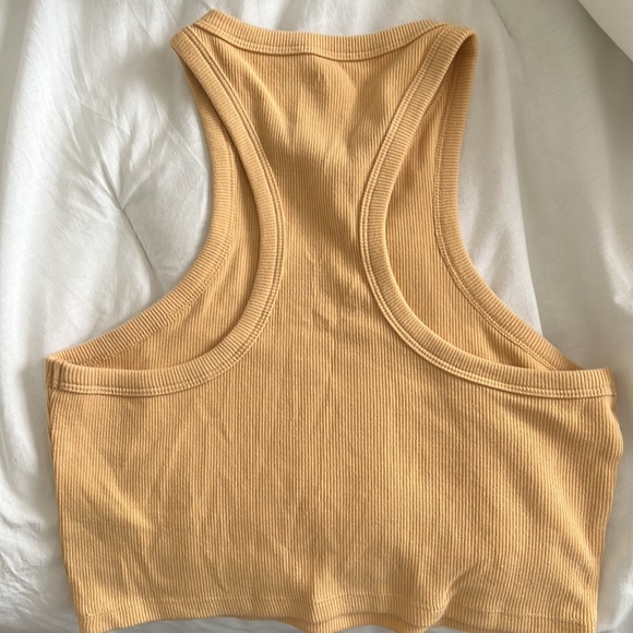 Yellow Abercrombie & Fitch cropped tank - Picture 3 of 3